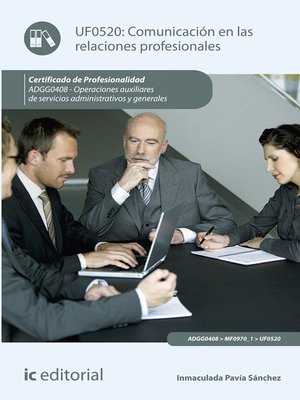cover image of Comunicación en las relaciones profesionales. ADGG0408